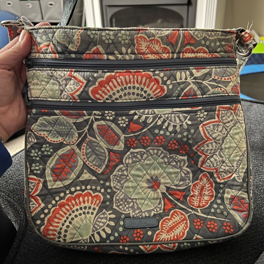 Vera Bradley Triple Zip Crossbody